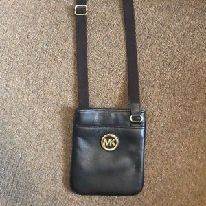 Black Michael Kors cross body bag.